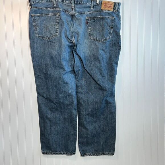Levis 559 Jeans Relaxed Straight Men 50X32 Medium Blue Wash Chore Cowboy Western - Picture 8 of 12